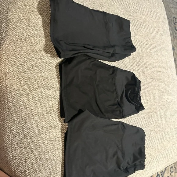 Black Active Skorts Set - Three Pieces - Picture 1 of 1
